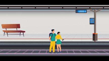 Indian Railways urges passengers not to risk their safety for a selfie on Railway tracks.