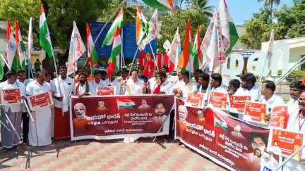 பழனி: ஆந்திர மாநிலம் காக்கிநாடா ஊரக தொகுதி எம்எல்ஏ பந்தம் வெங்கடேஸ்வர ராவ் அடிவாரத்தில் பேட்டி