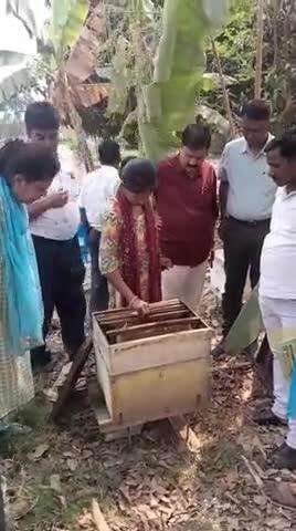 मधुमक्खी पालन प्रशिक्षण कार्यक्रम का जीवंत प्रदर्शन#bameti.bihar#krishibihar