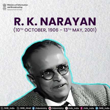 Paying tribute to renowned novelist & storyteller, RK Narayan, on his death anniversary.