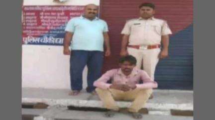 खण्डार: खंडार थाना पुलिस ने केबल चोरी करने के मामले में फरार चल रहे एक शातिर चोर को किया गिरफ्तार