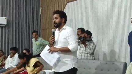 కోనసీమ ప్రజల చిరకాల వాంఛ రైల్వే లైన్ నెరవేర్చడమే లక్ష్యం: మహిపాల చెరువులో ఎంపీ హరీష్ మాధుర్