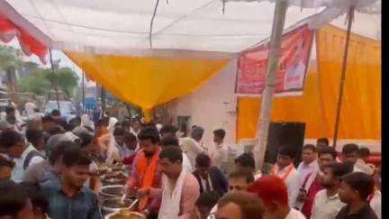 सिधौली: सिधौली विधायक ने बड़े मंगल के उपलक्ष्य में आयोजित किया विशाल भंडारा