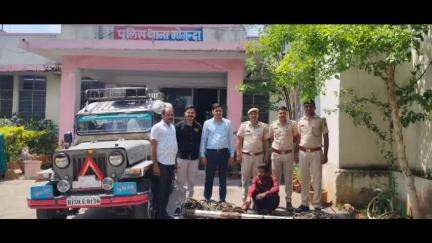 गोगुन्दा: गोगुंदा पुलिस ने कुएं से मोटर, पाइप व केबल चुराकर भाग रहे आरोपी को किया गिरफ्तार