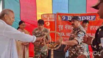 हरलाखी: पिपरौन एसएसबी कम्पनी के दीघीया टोल बीओपी में आपदा प्रबंधन का दो दिवसीय प्रशिक्षण शुरू