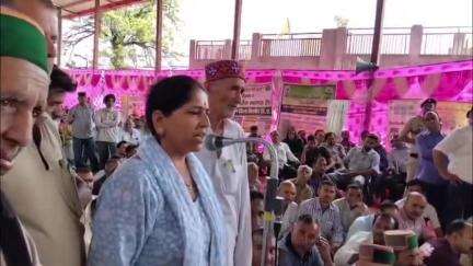 पांवटा साहिब: पावंटा साहिब के राजपुर में पहुंचे हर्षवर्धन ने भाजपा पर बंद किए गए संस्थानों के बारे में भी की बात