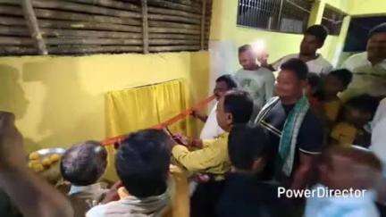 बरारी: खुशहालपुर में दरबेय स्थान हवा महल मरम्मत कार्य का उद्घाटन विधायक विजय सिंह ने किया