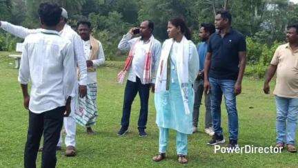 ବାଙ୍ଗିରିପୋଷି: ବୁଢ଼ୀଖମାରୀ ପଞ୍ଚାୟତର ଖେଳ ପଡିଆ ଉନ୍ନତିକରଣ ନିମନ୍ତେ ସ୍ଥାନ ପରିଦର୍ଶନ କଲେ ବିଧାୟିକା