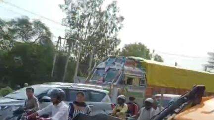 करनाल: मेरठ रोड पर अवैध ढाबा हटाया गया