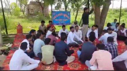 नूह: पुनहाना के 66 केवी पावर हाउस पर HSEB वर्कर यूनियन ने मीटिंग कर कर्मचारियों की समस्याएं सुनी