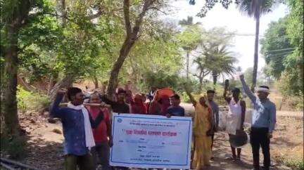 निवाड़ी: जल गंगा संवर्धन अभियान के तहत ताराग्राम संस्था ने जिले में कई जगहों पर किया श्रमदान
