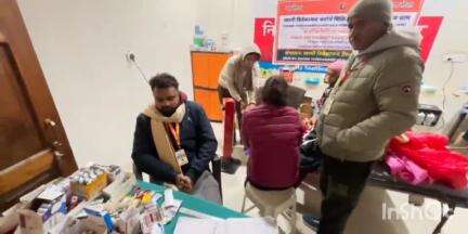 डही: स्वामी विवेकानंद धर्मादि चिकित्सालय, श्री केदारनाथ धाम में कुक्षी के डॉक्टर रिदम गुप्ता कर रहे हैं 2000 मरीजों का उपचार