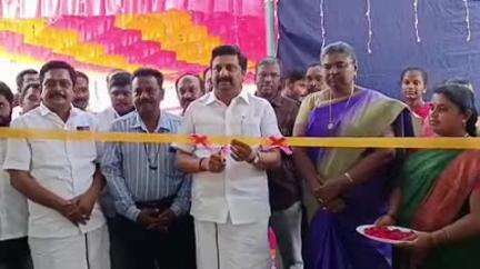 ராசிபுரம்: பொன்பரப்பிப்பட்டி உள்ளிட்ட 5 இடங்களில் புதிய தொகுப்பு பால் குளிரூட்டும் நிலையங்களை ராஜேஷ்குமார் MP திறந்து வைத்தார்
