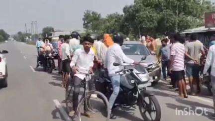 हर्रैया: खुशहालगंज के पास तेज रफ्तार कार ने पैदल जा रहे युवक को मारी ठोकर, युवक हुआ घायल