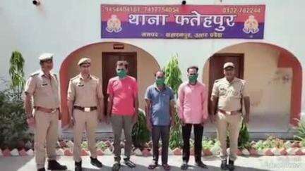 बेहट: हत्या के प्रयास के मामले में वांछित तीन वारंटी अभियुक्तों को पुलिस ने गंदेवडा से किया गिरफ्तार