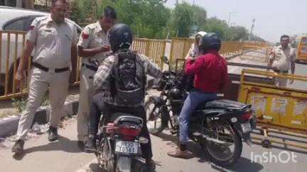 पलवल: पलवल में चेकिंग के दौरान 289 वाहनों के चालान काटे गए, 14 वाहन जब्त