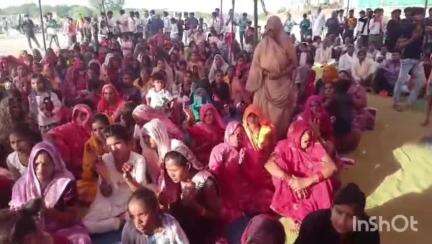रन्नौद: पिपरौदा और ग्राम अनंदपुर में चल रही श्रीमद् भागवत कथा में कथावाचक ने कहा, 'पहले राष्ट्र बचाओ, फिर धर्म'