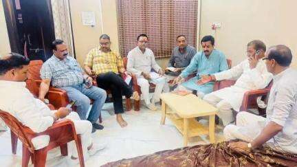 राजगढ़: राजगढ़ में भाजपा कार्यालय में टोली की बैठक हुई आयोजित