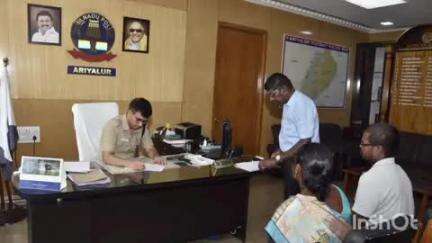 அரியலூர்: மாவட்ட எஸ்பி அலுவலகத்தில் சிறப்பு பொதுமக்கள் குறைதீர்க்கும் முகாம்- எஸ்பி தீபக் சிவாச் பங்கேற்பு
