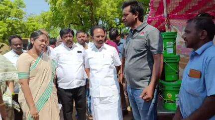ஆத்தூர்: ஆத்தூர் அரசு மேல்நிலைப்பள்ளி வளாகத்தில் வேளாண் இயந்திர கண்காட்சியினை அமைச்சர் ராஜேந்திரன் திறந்து வைத்தார்