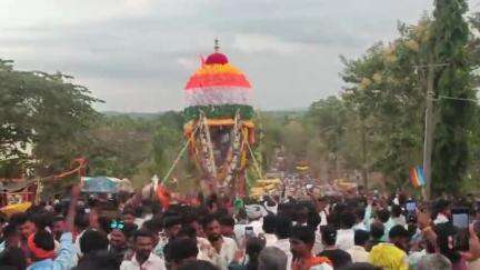 ಹಾನಗಲ್: ಅಡೂರ ಗ್ರಾಮದಲ್ಲಿ ಸಂಭ್ರಮದಿಂದ ಜರುಗಿದ ಮಾಲತೇಶ ದೇವರ ರಥೋತ್ಸವ