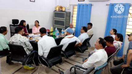 खूंटी: सीएचसी कर्रा में प्रखंड रोगी कल्याण समिति की बैठक हुई