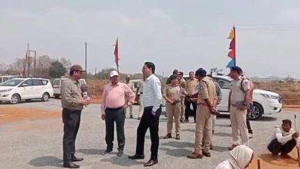 गोपद बनास: मुख्यमंत्री के कार्यक्रम स्थल का निरीक्षण, कमिश्नर और आईजी ने सुरक्षा के दिए निर्देश