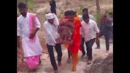 बरघाट: दौंदीवाडा जटाशंकर परमहंसी धाम में पंचमुखी हनुमान जी की प्रतिमा का प्राण प्रतिष्ठा कार्यक्रम, श्रद्धालु पहुंचे