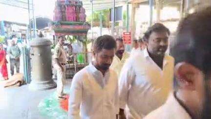 ముక్కంటిని దర్శించుకున్న తాడేపల్లిగూడెం శాసనసభ్యులు మరియు ఆంధ్రప్రదేశ్ రాష్ట్ర గవర్నమెంట్ విప్ బొల్లి శెట్టి శ్రీనివాస్