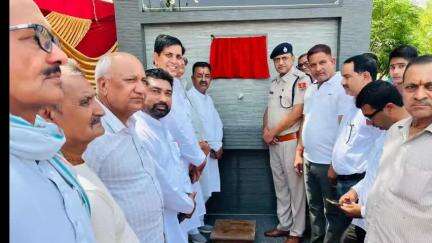 भादरा: महाराजा सूरजमल चौक पर विधायक संजीव बेनीवाल ने नवनिर्मित प्याऊ का किया लोकार्पण
