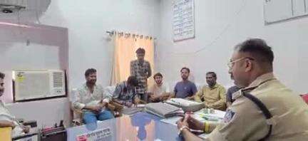 जतारा: ध्वनि विस्तारक यंत्रों के प्रयोग को नियंत्रित करने के लिए पुलिस मुख्यालय और एसपी ने की बैठक