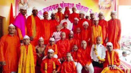 निलंगा: चिंचोली येथे गुरव समाजातील 61 बटूंचा सामूहिक उपनयन सोहळा  संपन्न.