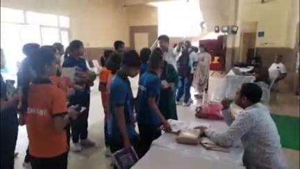 रोहतक: बढ़ती पानी की समस्या विषय पर ओल्ड आईटीआई ग्राउंड में आयोजित पोस्टर प्रतियोगिता में 500 छात्रों ने लिया भाग