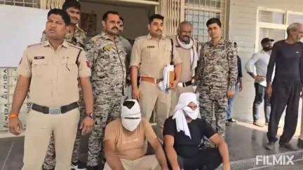 मुरैना नगर: महाराजपुर रोड से हत्या के मामले में फरार पांच-पांच हजार रुपये के दो ईनामी आरोपी गिरफ्तार