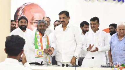 अहमदपूर: खंडाळी जिप मतदार संघाचे माजी सदस्य माधवराव जाधव यांचा पक्ष कार्यालयात राष्ट्रवादी काँग्रेस शरदचंद्र पवार पक्षात प्रवेश