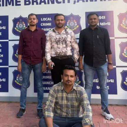 સોજીત્રા: સોજીત્રા ચોકડીએથી નાસતા ફરતા આરોપીને એલસીબી પોલીસે ઝડપી પાડ્યો