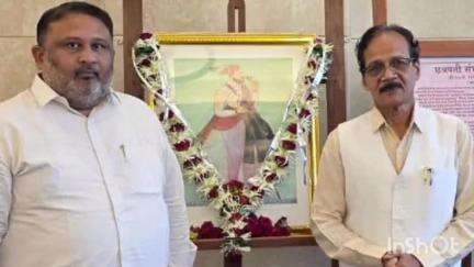 अर्जुनी मोरगाव: छत्रपती संभाजी महाराज यांना जयंतीनिमित्त मंत्रालय मुंबई येथे आमदार राजकुमार बडोले यांनी केले अभिवादन