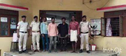 पुष्पराजगढ़: राजेंद्रग्राम पुलिस ने चार आरोपियों को किया गिरफ्तार