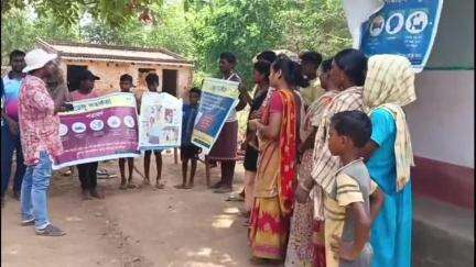 বান্দোয়ান: ধাদকা অঞ্চলে ম্যালেরিয়া  প্রতিরোধমুলক ক্যাম্প করল  ভি আর পি কর্মীরা