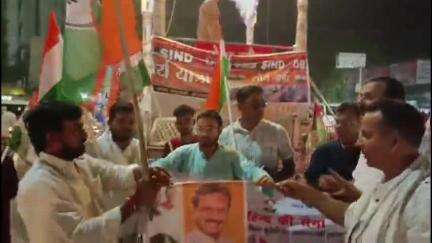 औरंगाबाद: मध्य प्रदेश के मंत्री द्वारा करनाल की सोफिया कुरैशी पर आपत्तिजनक बयान देने को लेकर औरंगाबाद में आक्रोश मार्च