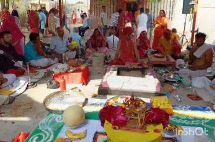 रानी: रानी में निमजा माता मंदिर में पाटोत्सव का आयोजन, श्रद्धालुओं ने की पूजा-अर्चना और प्रसाद का वितरण
