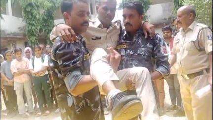 ब्यावरा: ब्यावरा के नेताजी सुभाषचंद्र बोस महाविद्यालय में आपदा प्रबंधन की मॉक ड्रिल