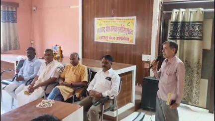 बड़वाह: सनावद में नारद जयंती पर प्रेस क्लब एसोसिएशन ने वैचारिक गोष्ठी का आयोजन किया
