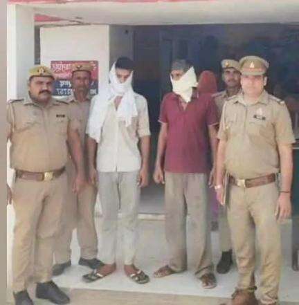 घाटमपुर: साढ़ थाने की पुलिस ने हत्या के मामले में वांछित 2 अभियुक्तों को किया गिरफ्तार