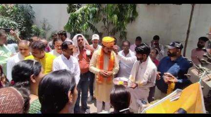 देपालपुर: देपालपुर विधानसभा के वार्ड 16 में भूमिपूजन कार्यक्रम, सांसद शंकर लालवानी हुए शामिल