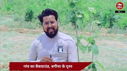 ग्राम पंचायत महहरा में बगीचा बनकर तैयार