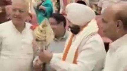 पानीपत: हरियाणा सिख गुरुद्वारा प्रबंधन समिति के सदस्य नियुक्त होने पर पूर्व मेयर भूपेंद्र सिंह को सम्मानित किया गया