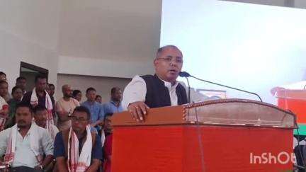 ধেমাজি: চিলাপথাৰত জিলা বিজেপিৰ উদ্যোগত পঞ্চায়ত নিৰ্বাচনত বিজয়ী বিজেপি মিত্রজোঁটৰ সমর্থিত প্ৰাৰ্থীক সম্বৰ্ধনা জ্ঞাপন