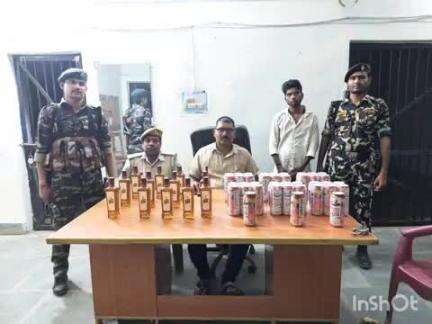रजौली: पाचंबा गांव के पास पुलिस ने टोटो से भारी मात्रा में अंग्रेजी शराब की बरामद, धंधेबाज गिरफ्तार