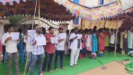 కమ్యూనిటీ హెల్త్ ఆఫీసర్ల సమస్యలుపై ప్రభుత్వం స్పందించాలి: అమలాపురం లో సంఘ అధ్యక్షురాలు మమతా జ్యోతి
